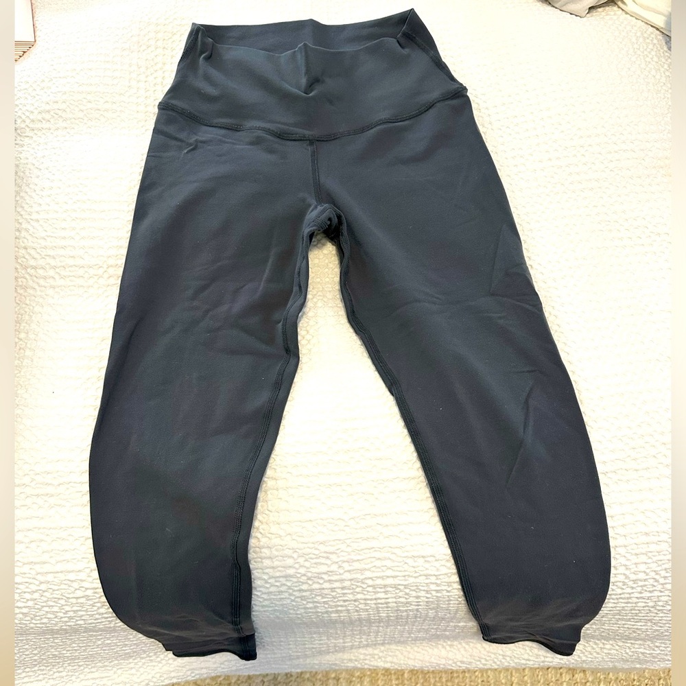 ALO HIGH-WAIST AIRBRUSH LEGGING - ANTHRACITE